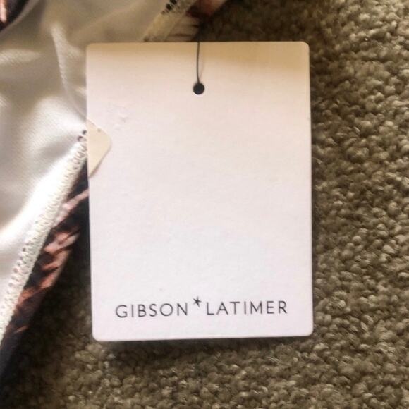 Gibson Latimer NWT  Women’s Fierce Animal Print Lines Hipster Bikini Bottoms XL - Picture 7 of 7